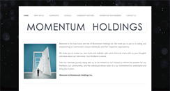Desktop Screenshot of momentumholdingsinc.com